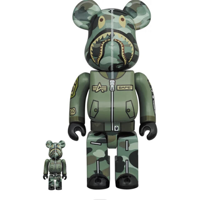 その他BE@RBRICK BAPE (R) × ALPHA 100％ & 400％