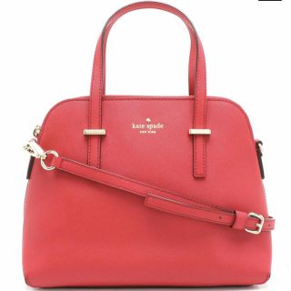 ケイトスペードニューヨーク(kate spade new york)のケイトスペードニューヨーク　バンドバッグ　赤　レッド(ハンドバッグ)