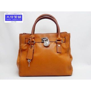 マイケルコース(Michael Kors)のマイケルコース ハミルトン 2WAYハンドバッグ レザー ブラウン(ハンドバッグ)