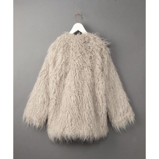 BEAUTY&YOUTH UNITED ARROWS(ビューティアンドユースユナイテッドアローズ)の＜6(ROKU)＞FAKE FUR COAT 36 レディースのジャケット/アウター(毛皮/ファーコート)の商品写真