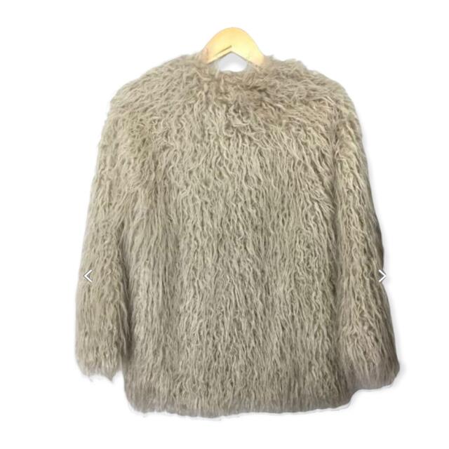 BEAUTY&YOUTH UNITED ARROWS(ビューティアンドユースユナイテッドアローズ)の＜6(ROKU)＞FAKE FUR COAT 36 レディースのジャケット/アウター(毛皮/ファーコート)の商品写真