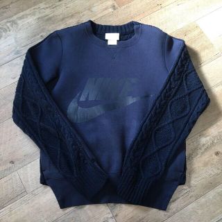 サカイ(sacai)のサカイ✖️ナイキ　コラボ　スウェットニットxs(トレーナー/スウェット)