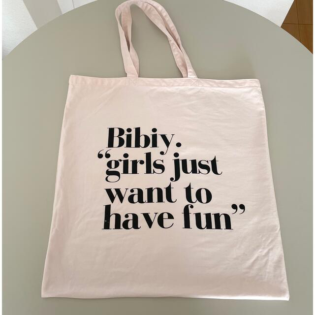 bibiy トートバッグ ピンク