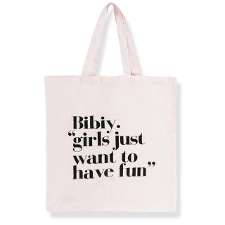 【bibiy.】 BIBIY. PINK TOTEBAG トートバッグ(トートバッグ)