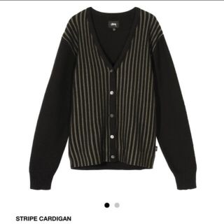 ステューシー(STUSSY)のstussy stripe cardigan カーディガン(カーディガン)