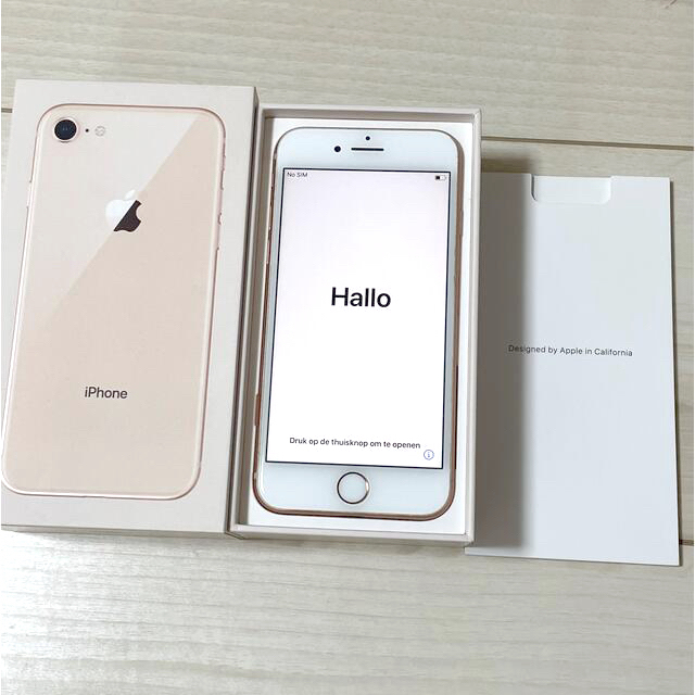 値下げ☆iPhone8 本体 64 GB SIMフリー済　AU購入