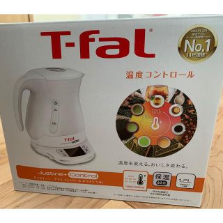 ティファール(T-fal)の新品・未使用　T-fal ティファール 電気ケトル　温度調節　1.2L(電気ケトル)