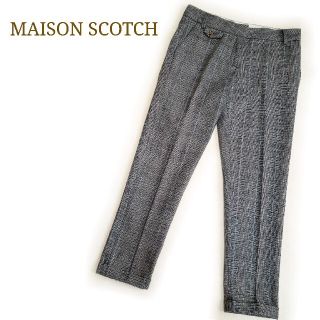 MAISON SCOTCH ウール グレンチェック パンツ(カジュアルパンツ)