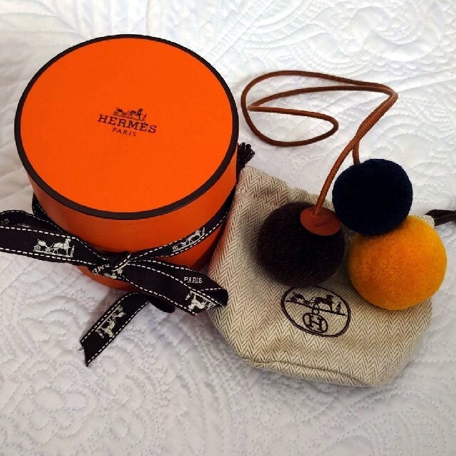 希少☆HERMES ☆エルメスボンボンチャーム ポンポンチャーム バッグ