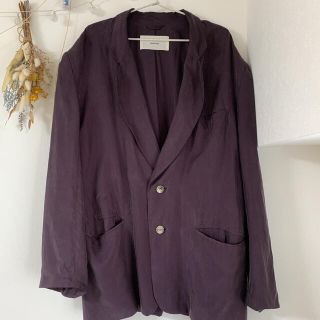 トゥデイフル(TODAYFUL)の【にゃろめ様専用】TODAYFUL satin over jacket(テーラードジャケット)