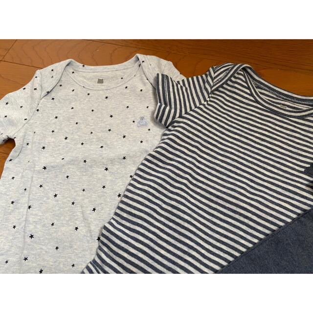 babyGAP(ベビーギャップ)のbaby GAP 半袖ロンパース3点セット 80size キッズ/ベビー/マタニティのベビー服(~85cm)(ロンパース)の商品写真