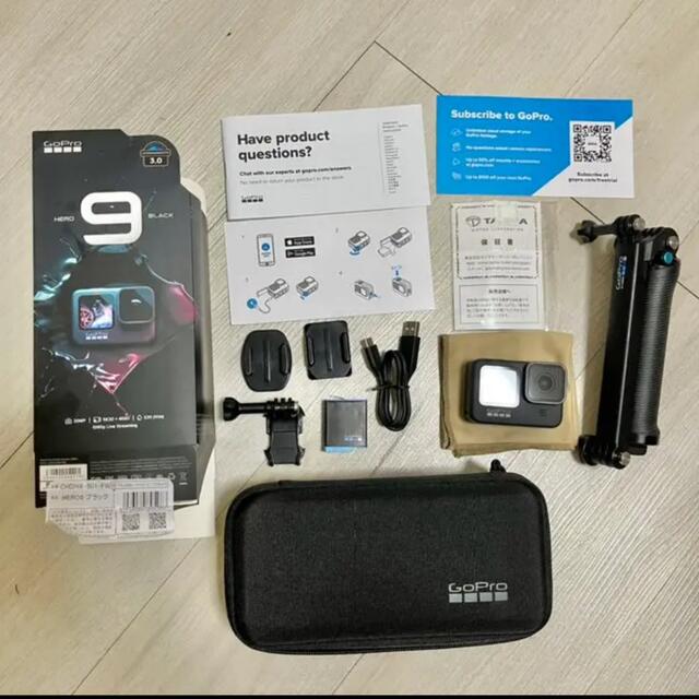 カメラGoPro HERO9 BLACK CHDHX-901-FW 純正3way付き