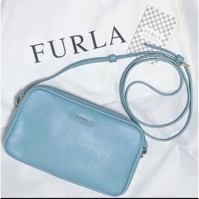 FURLA ショルダーバッグ 水色 - www.glycoala.com