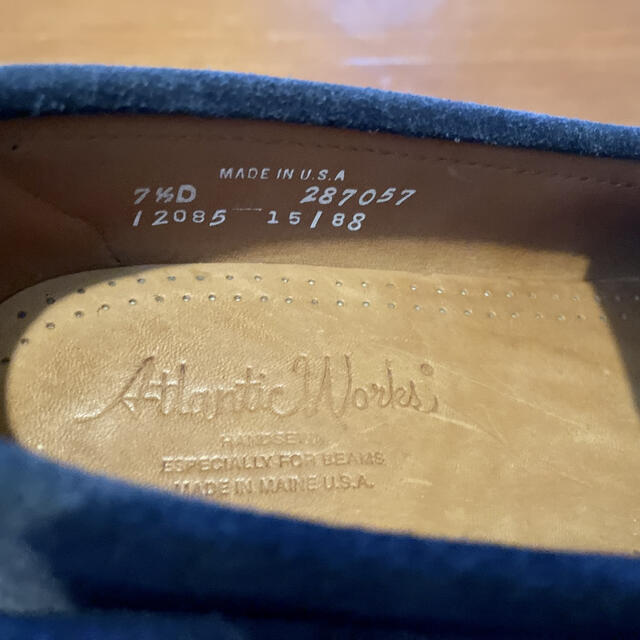BEAMS PLUS×Atlantic Works別注 ローファー スエード BEAMS PLUS×Atlantic Works別注 ローファー スエード