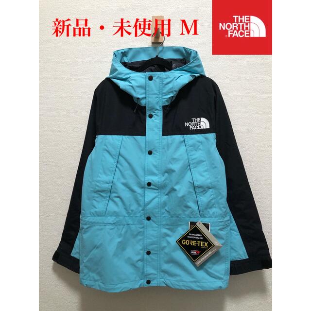 THE NORTH FACE(ザノースフェイス)の【新品】ザ ノースフェイス マウンテンライト ゴアテックス 青×黒 M メンズのジャケット/アウター(マウンテンパーカー)の商品写真