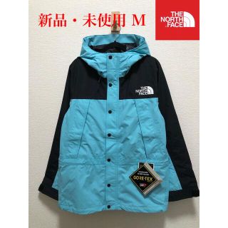 ザノースフェイス(THE NORTH FACE)の【新品】ザ ノースフェイス マウンテンライト ゴアテックス 青×黒 M(マウンテンパーカー)