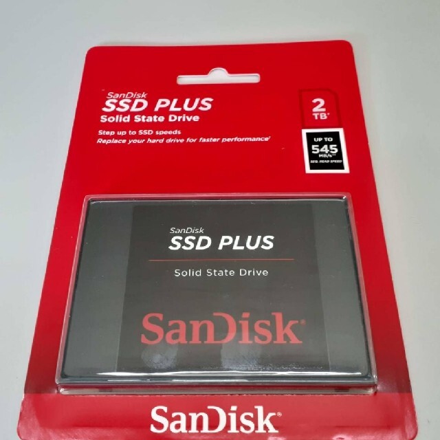 SanDisk(サンディスク)のSanDisk 2.5インチ SSD Plus 2TB スマホ/家電/カメラのPC/タブレット(PCパーツ)の商品写真