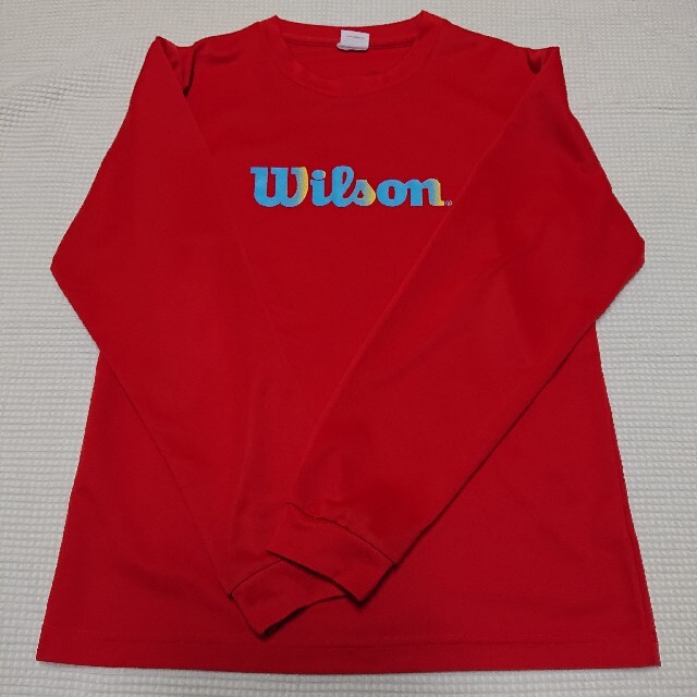wilson(ウィルソン)のウィルソンベア ロンＴ Sサイズ  スポーツ/アウトドアのスポーツ/アウトドア その他(バドミントン)の商品写真