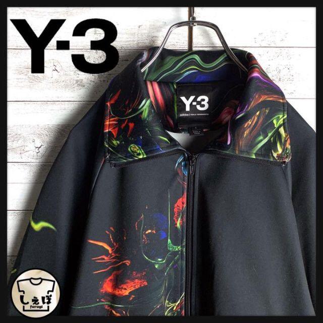 【即完売モデル】Y-3☆ワンポイントロゴ入りグラフィック人気トラックジャケット