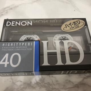 デノン(DENON)のカセットテープ　DENON HD40 ハイ・ポジ(その他)