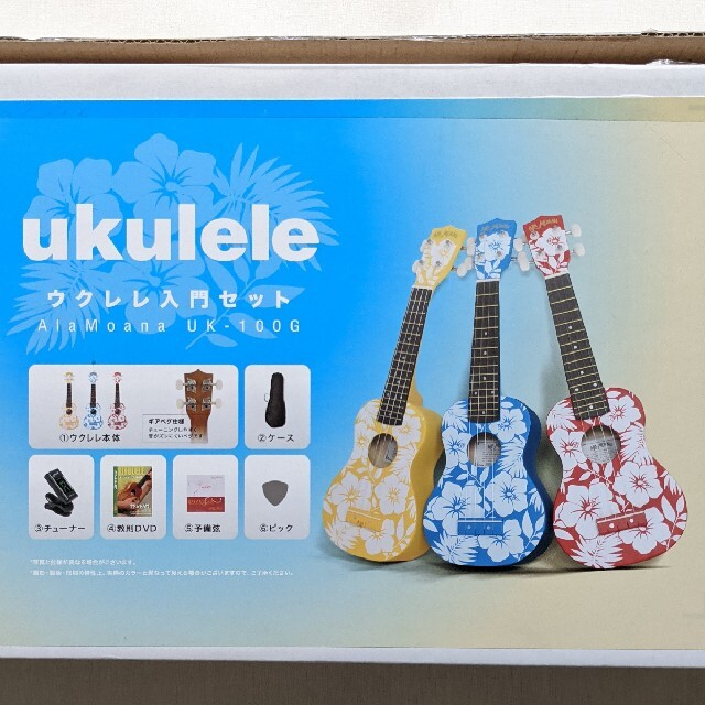 【新品未使用】ウクレレ入門セット 楽器のウクレレ(ソプラノウクレレ)の商品写真