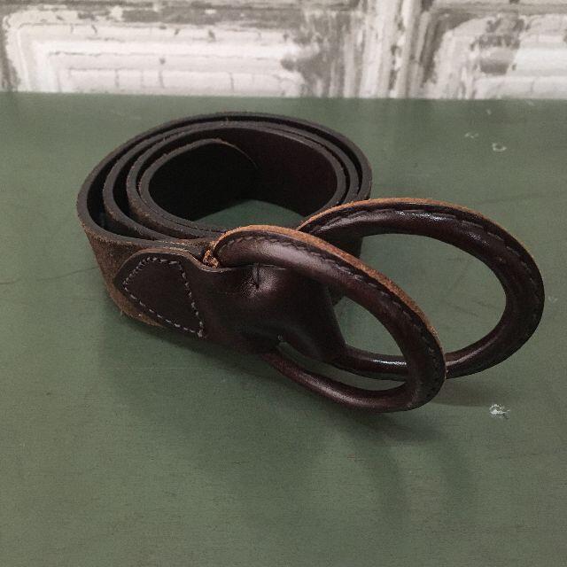 vintage leather belt  イングランド製