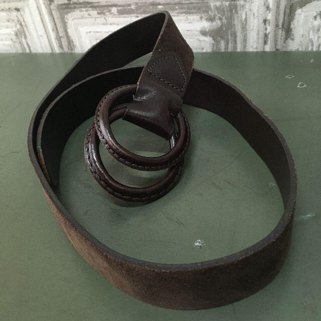 vintage leather belt  イングランド製