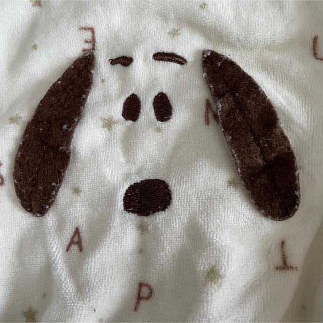 SNOOPY(スヌーピー)のツーウェイオール　ベロア　スヌーピー　50〜60cm キッズ/ベビー/マタニティのベビー服(~85cm)(カバーオール)の商品写真