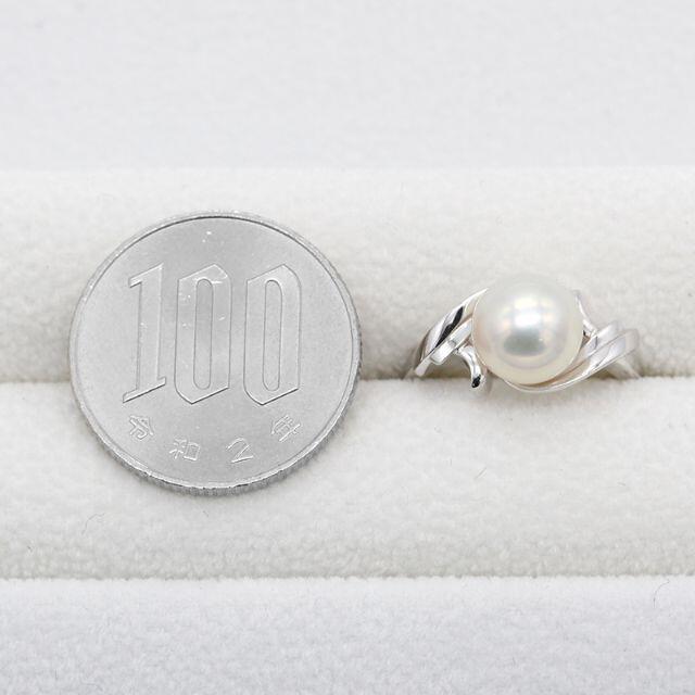 MIKIMOTO(ミキモト)のミキモト パール ホワイトゴールド リング 12号 指輪 U01170 レディースのアクセサリー(リング(指輪))の商品写真