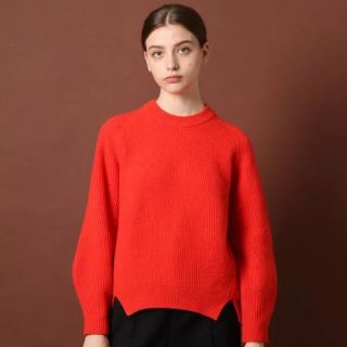 DRESSTERIOR ウールカシミヤボリュームスリーブニットプルオーバー