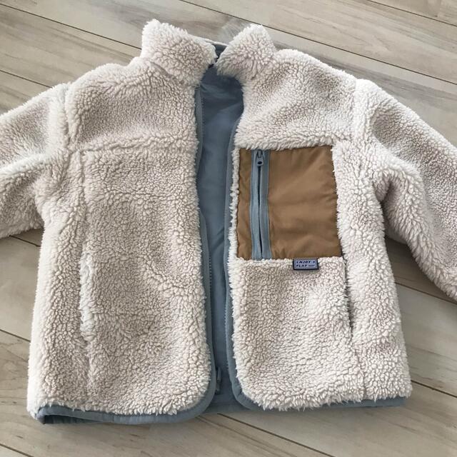 ZARA KIDS(ザラキッズ)のZARA ザラ　ベビー　キッズ　ボアコート　アウター　110 キッズ/ベビー/マタニティのキッズ服男の子用(90cm~)(ジャケット/上着)の商品写真