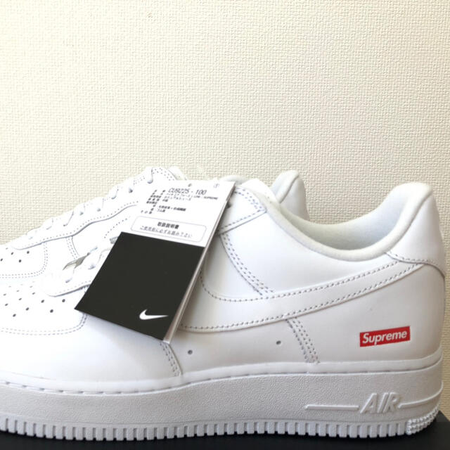 SUPREME NIKE AIR FORCE 1 LOW 28 白 フォース1