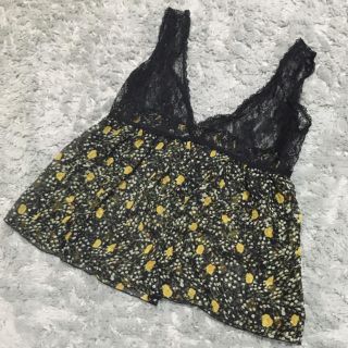 ★ レース 花柄シフォン トップス ★(キャミソール)