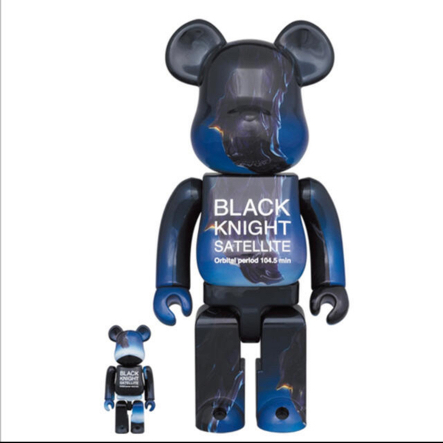 BE@RBRICK×BLACKKNIGHTSATELLITE100％u0026400％のサムネイル