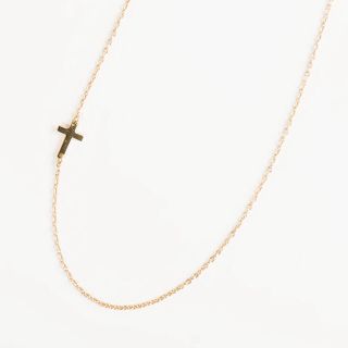 オーロラグラン(AURORA GRAN)のAURORA GRAN オーロラグラン Side cross necklace(ネックレス)