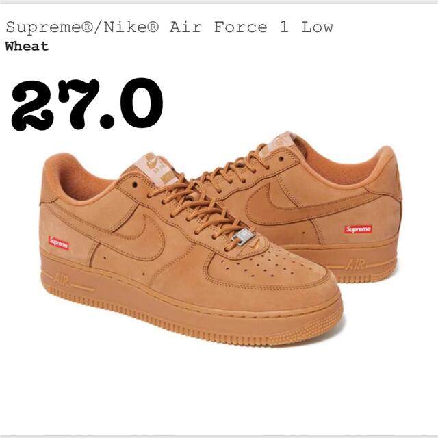 Supreme Nike Air Force 1 Lowｳｨｰﾄ