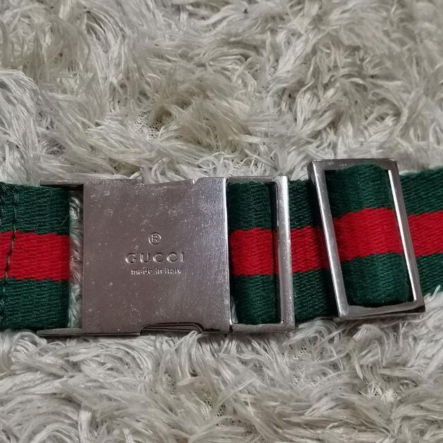 Gucci(グッチ)の【美品】GUCCI グッチ GG柄 シェリーライン ボディーバッグ キャンバス メンズのバッグ(ウエストポーチ)の商品写真