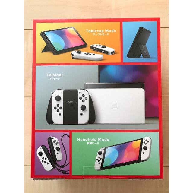Nintendo Switch(ニンテンドースイッチ)のニンテンドースイッチ　有機ELモデル　ホワイト エンタメ/ホビーのゲームソフト/ゲーム機本体(家庭用ゲーム機本体)の商品写真