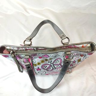 COACH - 【本日限定値下げ】COACH コーチ 総柄 蝶 トートバッグの通販