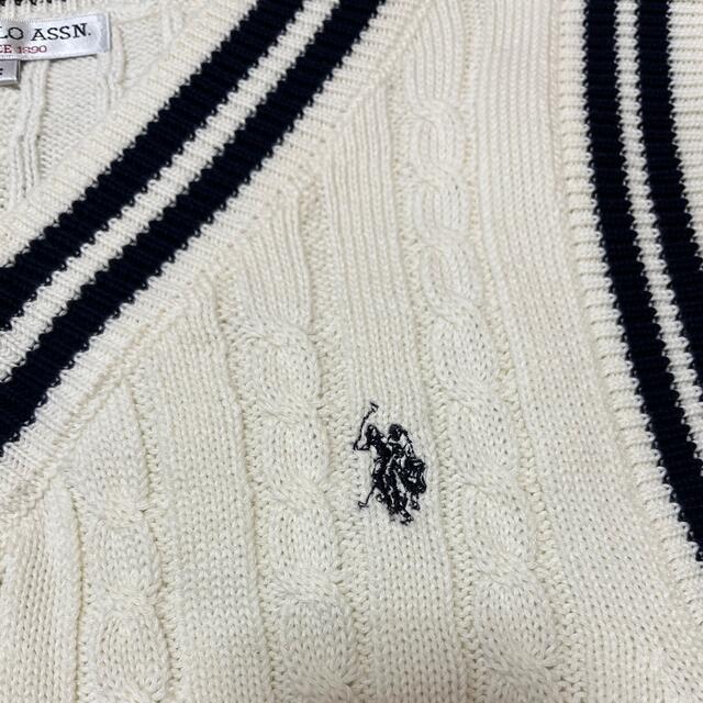 POLO RALPH LAUREN(ポロラルフローレン)のラルフローレン ベスト クリーム色 レディースのトップス(ベスト/ジレ)の商品写真