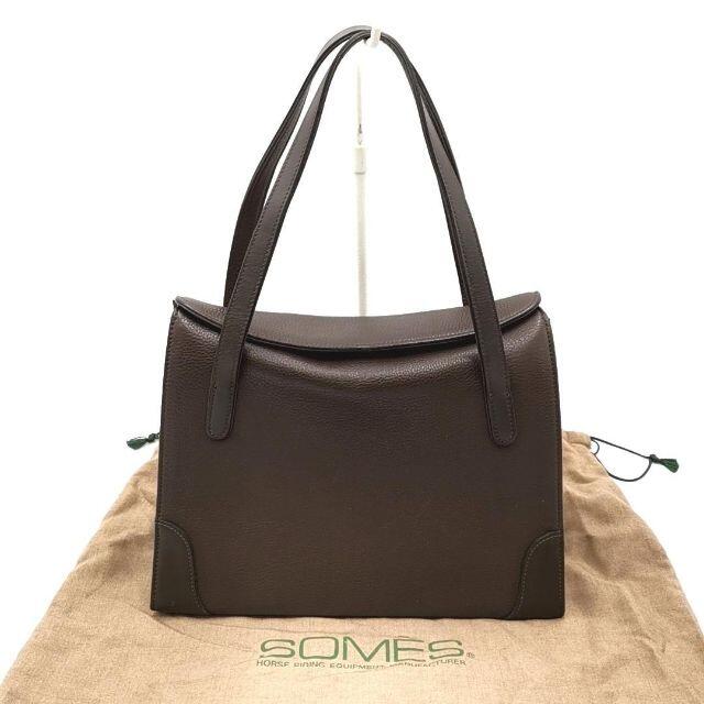 美品 ソメス SOMES ハンドバッグ レザー 01-21091004