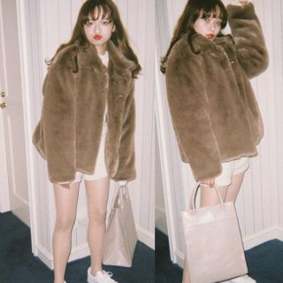 ザラ(ZARA)のミロアミュレット　ファーコート(毛皮/ファーコート)