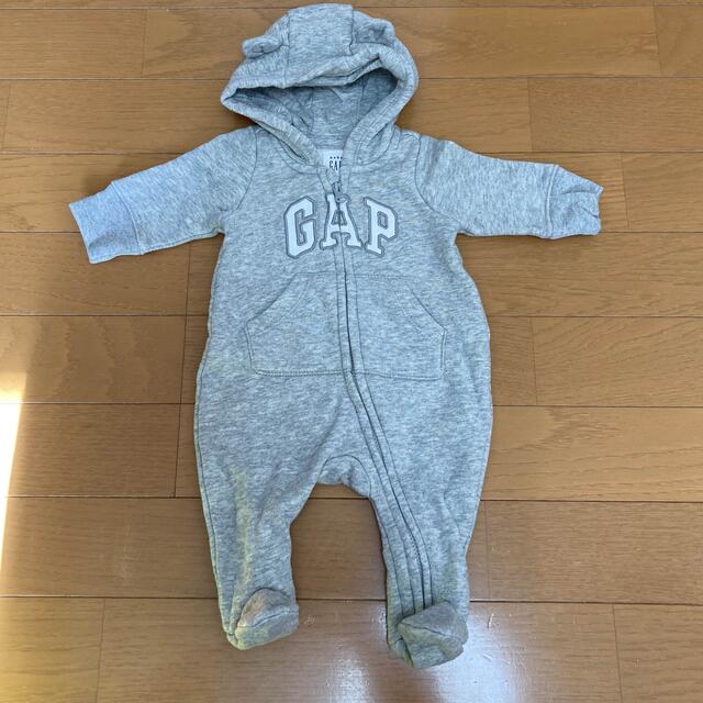 babyGAP(ベビーギャップ)のGAP 耳付きロンパース キッズ/ベビー/マタニティのベビー服(~85cm)(ロンパース)の商品写真