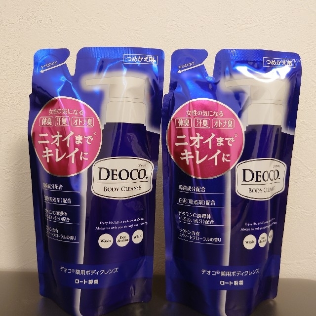 売れ筋がひクリスマスプレゼント！ ロート製薬 デオコ DEOCO 薬用 ボディクレンズ 詰め替え 250ml × 5個セット casabianca.ba