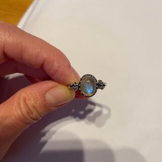 ラブラドライトのシルバー手作りリング(リング(指輪))