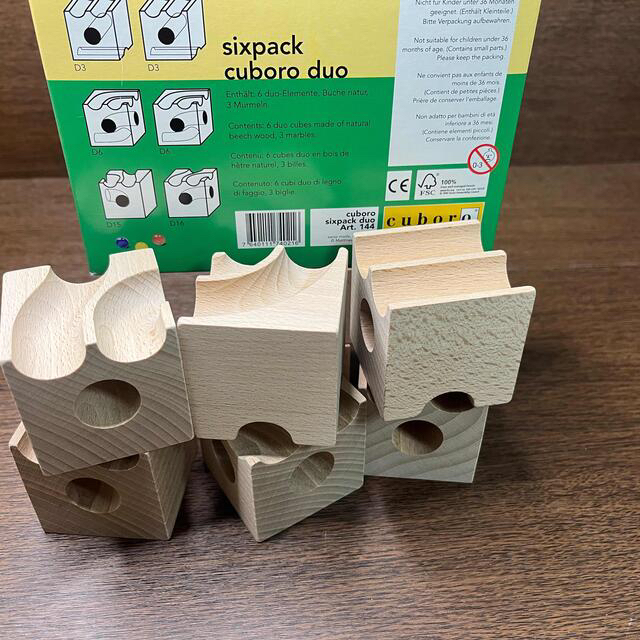 超激安特価】 cuboro duo キュボロ デュオ未開封品& six packシックス