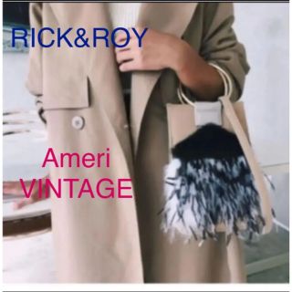 アメリヴィンテージ(Ameri VINTAGE)のRICK&ROY  2way フェザー バッグ　ショルダーバッグ　ハンドバッグ(ハンドバッグ)