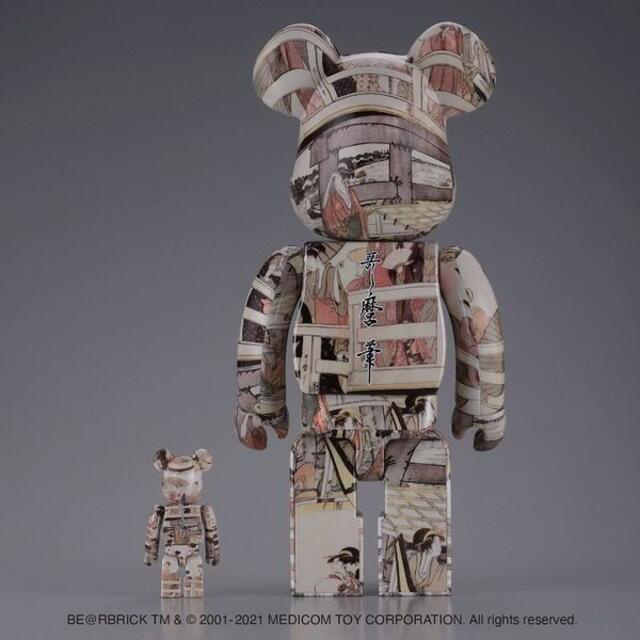BE@RBRICK 喜多川歌麿「両国橋の上下」 100% & 400% BE@RBRICK 喜多川歌麿「両国橋の上下」 100% & 400%