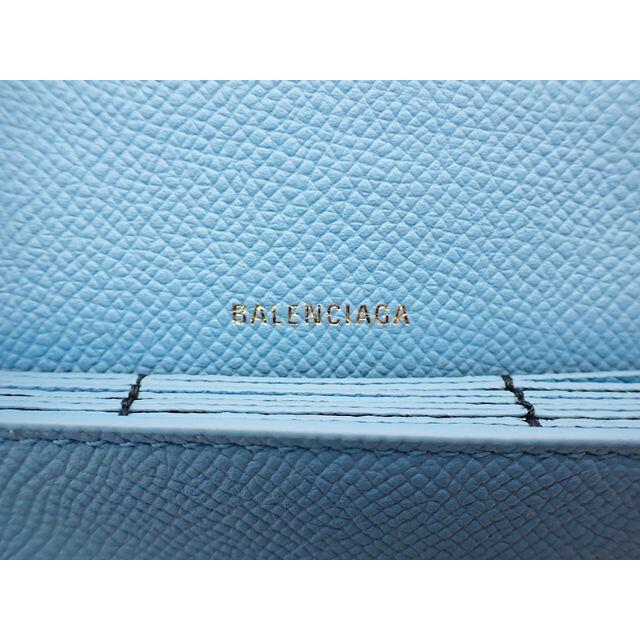 Balenciaga(バレンシアガ)のバレンシアガ カードケース ヴィル アコーディオン ライトブルー レディースのファッション小物(名刺入れ/定期入れ)の商品写真