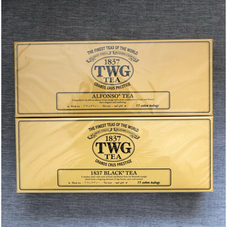 TWG コットンティーバッグ 15袋×2箱(茶)